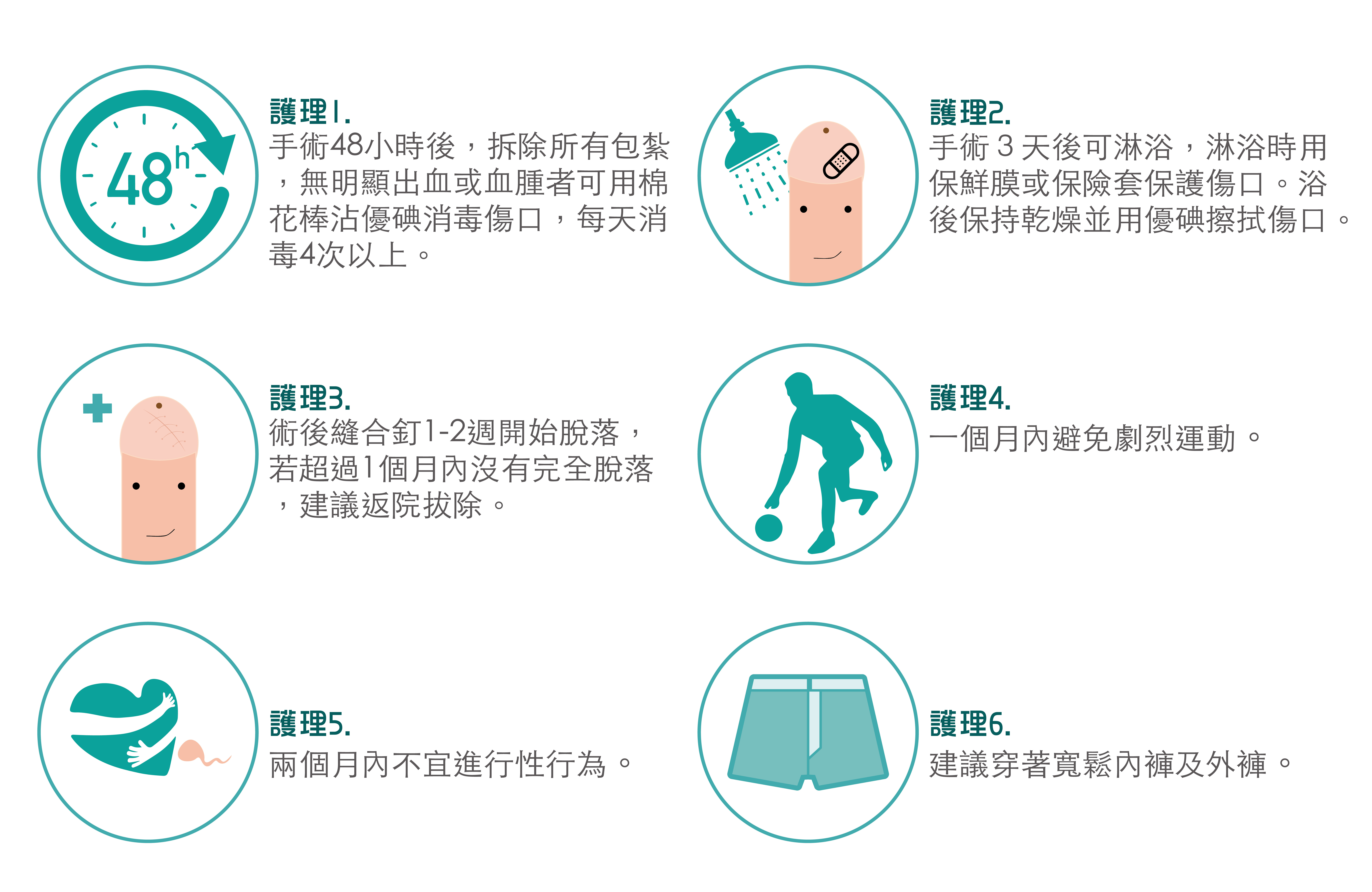 皮槍手術恢復與照護這樣做