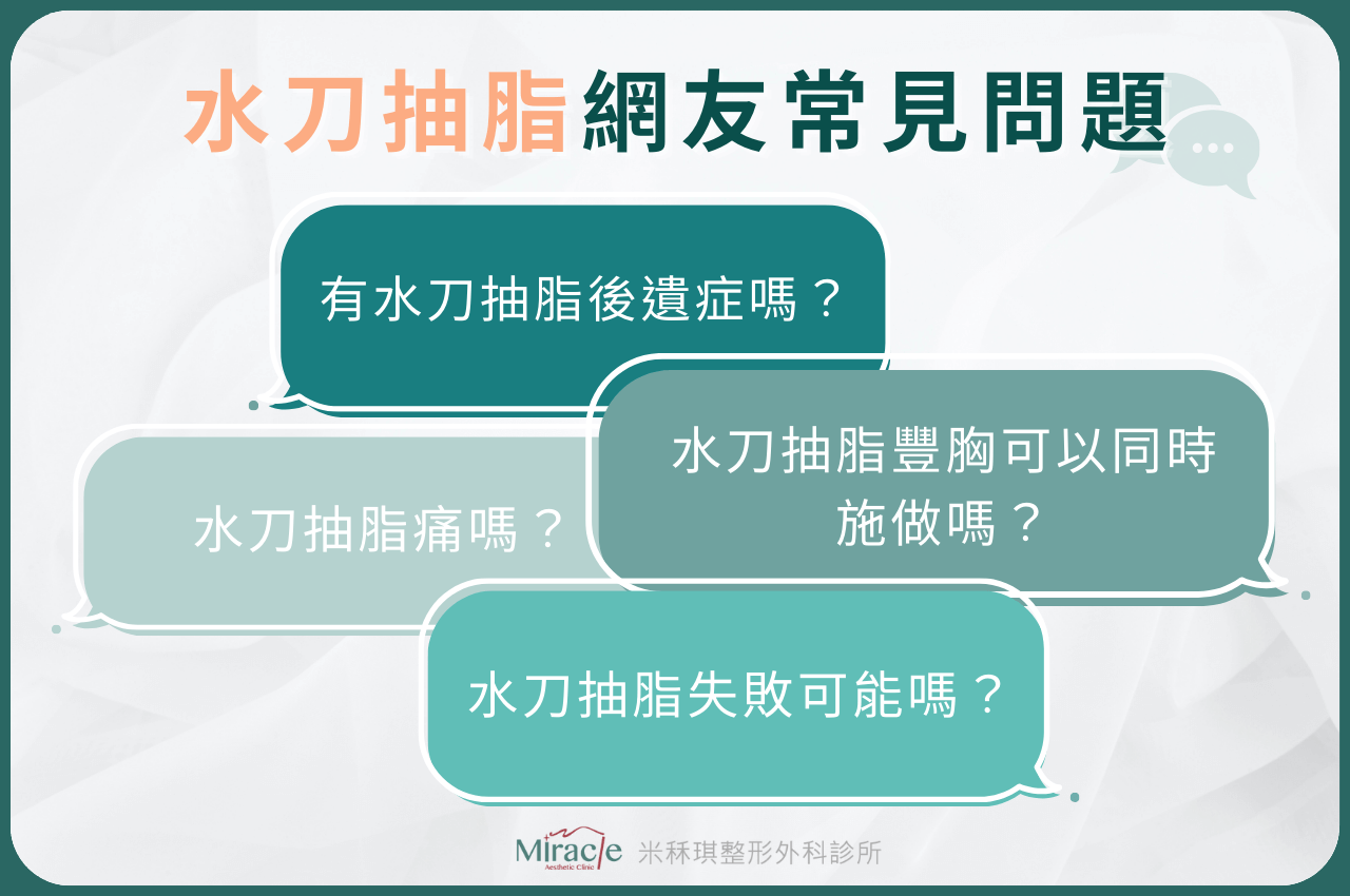 水刀抽脂PTT網友常見問題